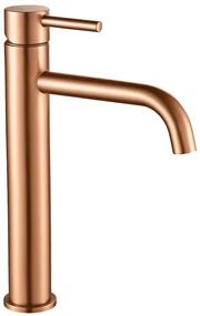 Rubinetto da lavabo Rea Lungo Brush Copper high