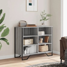 Credenza grigio sonoma 91x35,5x74,5 cm in legno multistrato