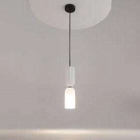 Maytoni MOD177PL-01W - Lampadario a sospensione con filo MEMORY 1xE14/40W/230V bianco