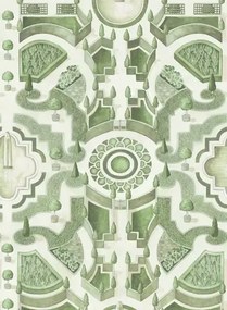 Cole & Son Carta da parati Topiary - Leaf Green