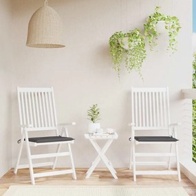 Cuscini Per Sedia 2 Pz Antracite 50x50x3 Cm İn Tessuto Oxford /