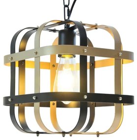 Lampadario su fune KLATKA 1xE27/10W/230V