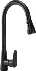 Rubinetto da cucina Rea Mild Black Mat