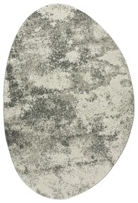 Tappeto ovale grigio, 160 x 230 cm Niamey - Universal