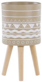 Fioriera 30 x 55 cm beige MILINA Beliani