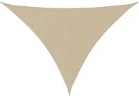 Parasole a Vela Oxford Triangolare 3x4x5 m Beige 135173