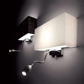 Ideal Lux - Lampada LED flessibile HOTEL 1xE27/60W/230V + LED/1,5W/230V