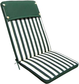 TOPPY - cuscino alto con doppia cucitura idrorepellente a righe