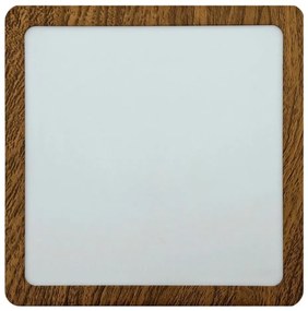 Plafoniera LED BLOCK LED/18W/230V 4200K 22x22 cm marrone