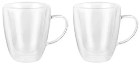 Set 2 mug 260 ml in vetro borosilicato