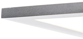 Pannello LED moderno acciaio 40 cm - LIV