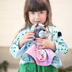 Lilliputiens - Pupazzo da racconto reversibile - Cappuccetto Rosso