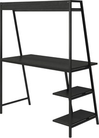 Scrivania a muro con piano effetto rovere 51x111 cm Bushwick - Novogratz