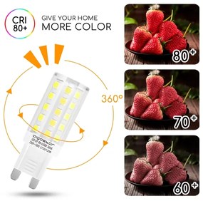 Lampadina LED G9/4W/230V 6500K - Aigostar