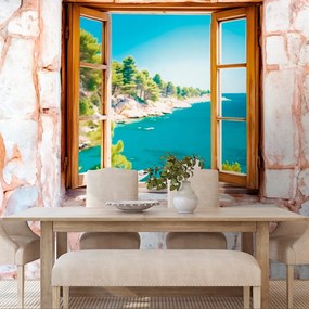Carta da parati – Vista su paesaggio da sogno