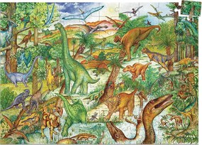 Un puzzle e un gioco di osservazione - dinosauri - 200 pezzi