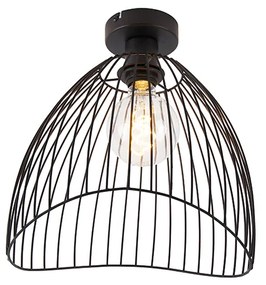 Plafoniera di design nera 29 cm - Pua