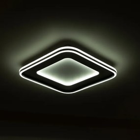 Brilagi - Lampada LED dimmerabile TRIVARO LED/88W/230V 3000-6000K 40x40 cm + telecomando