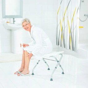 Ridder - Sgabello pieghevole 50x51 cm bianco