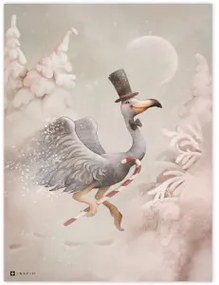 Quadro da parete - Elegantone nel paese di neve | Inspio