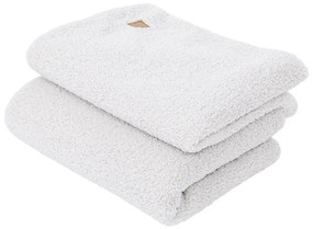 Coperta per bambini bianca in sherpa 100x77 cm – Meowbaby