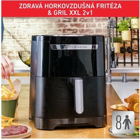 Friggitrice ad aria nera Easy Fry &amp; Grill XXL EY801815 – Tefal
