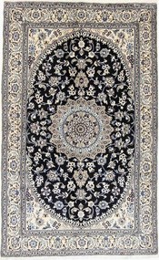 Nain Tappeto 230 x 150 Blu (Iran) Annodato A Mano