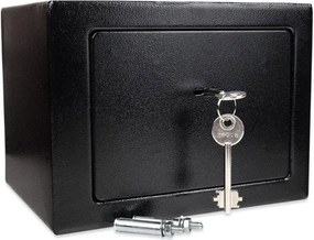 Cassaforte a Mobile con Chiave 17x23x17 cm per Hotel Casa Jepsen Nera...