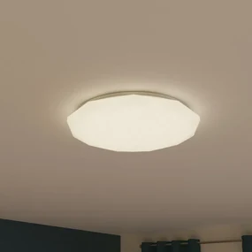 Plafoniera LED moderno New Lilly, bianco Ø 50 cm, luce con 3 temperature di colore, 4000 lumen INSPIRE