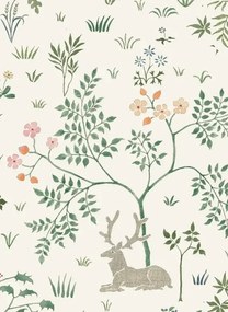 Lewis & Wood Carta da parati Voysey Park - Verdure