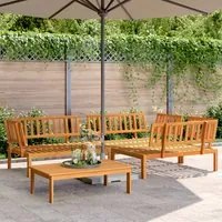 Set Divano Pallet da Giardino 4 pz in Legno Massello di Acacia 3209434