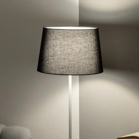 Brilagi - Lampada da terra a LED CERIA 1xE27/40W/230V Ø 30 cm nero/bianco