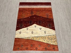 Gashguli Tappeto 100x140 Beige (Iran) Annodato A Mano