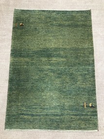 Gabbeh Tappeto 120 x 80 Verde (Iran) Annodato A Mano