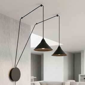 Piantana a Sospensione ABRAMO 2 WHITE o Black