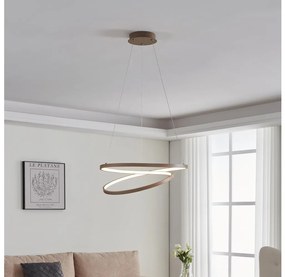 Eglo 901139 - Lampadario LED a sospensione con filo RUOTALE LED/36W/230V 3000K beige