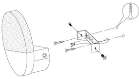 Eglo 96041 - Applique a LED METRASS 1 1xLED/4,5W/230V