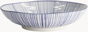 Set di 6 piatti fondi in porcellana Nippon Blue