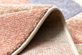 Tappeto FEEL 5673/17931 a spina di pesce beige/terracotta/violet
