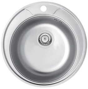 Deante ZHC_0813 - Lavello della cucina TWIST diametro 49 cm raso