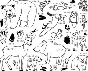 Timbri per bambini StampoMinos - Animali del bosco