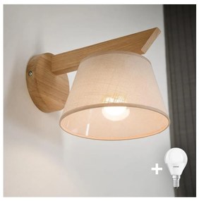 Brilagi - LED Applique ANTHONY 1xE14/40W/230V quercia/beige