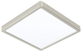 Plafoniera Moderna Fueva 5 In Acciaio Nichel Satinato Led Integrato 20,5W Ip20