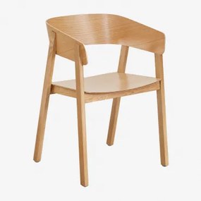 Confezione da 4 sedie da pranzo in legno Olsen Legno Naturale - Sklum