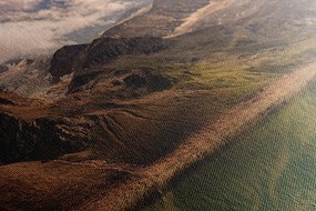 Quadro su tela – Lago tra le montagne