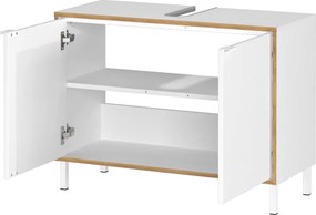 Mobile da lavabo bianco alto 80x60 cm Topeka – Germania