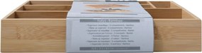 Organizer da bagno di colore naturale in bambù per cosmetici Isalys – MSV