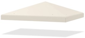 Costway Tettoia di ricambio per gazebo da 300x300cm, Tenda da sole facile da montare con gancio e chiusura a strappo 3 Colori