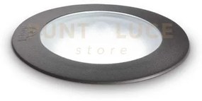 Way round segnapassi ip67 1 luce attacco gu10 nero 9cm fascio lumin...