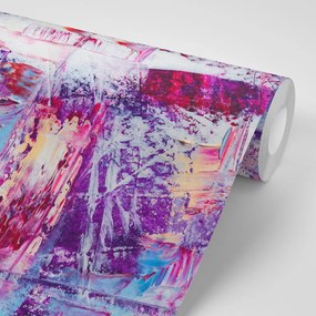 Carta da parati autoadesiva – Texture viola